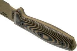 ESEE Model 3 Dark Earth Blade 3D Coyote-Black G10 Couteau De Survie 3PMDE-005 étui Noir + Clip De Poche -Esee Knives EE 3PMDE 005 04 esee knives