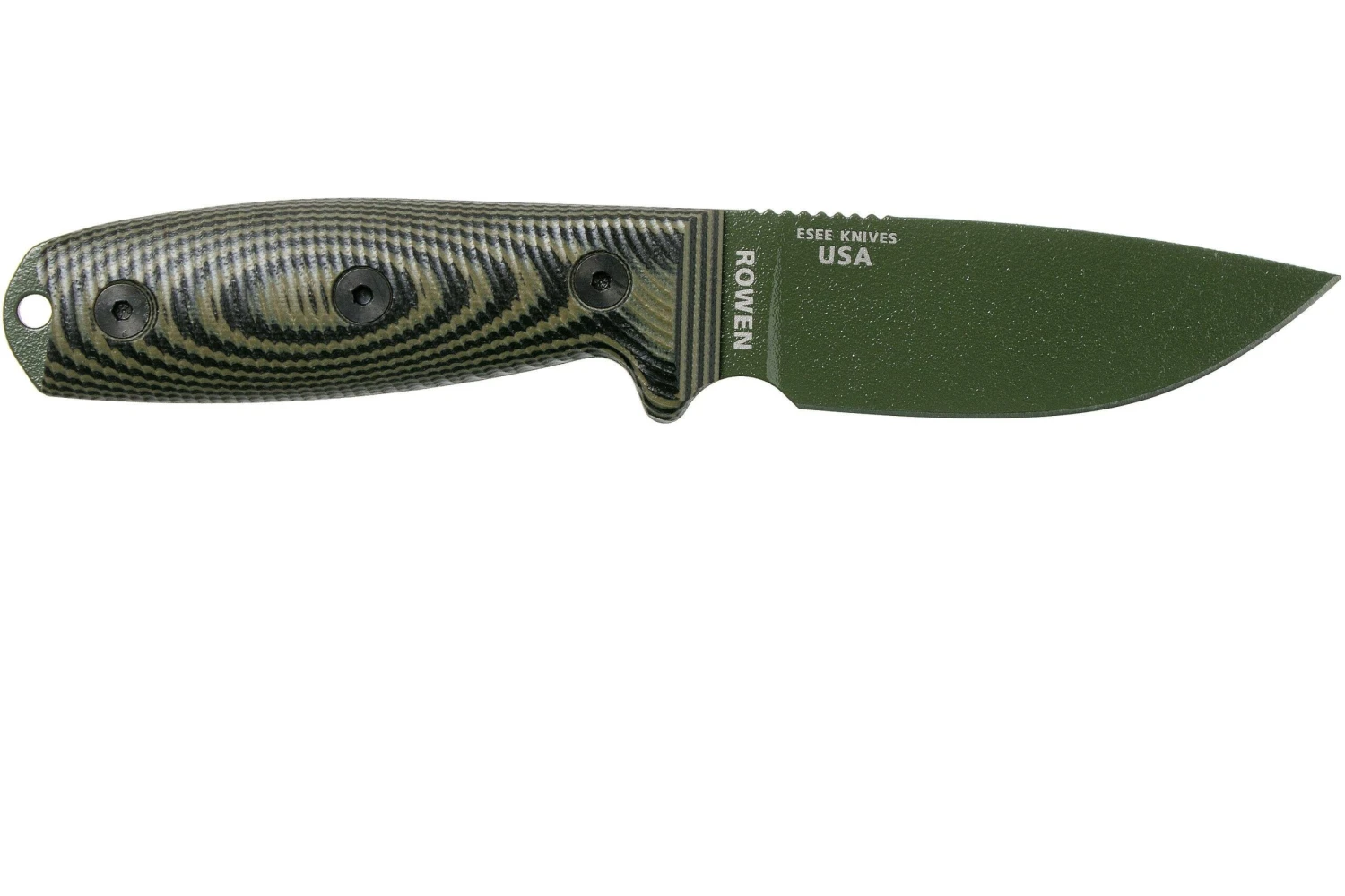 ESEE Model 3 OD Green Blade 3D OD Green-Black G10 Couteau De Survie 3PMOD-003 étui Noir + Clip De Poche 4 ESEE Model 3 OD Green Blade 3D OD Green-Black G10 Couteau De Survie 3PMOD-003 étui Noir + Clip De Poche – Image 2