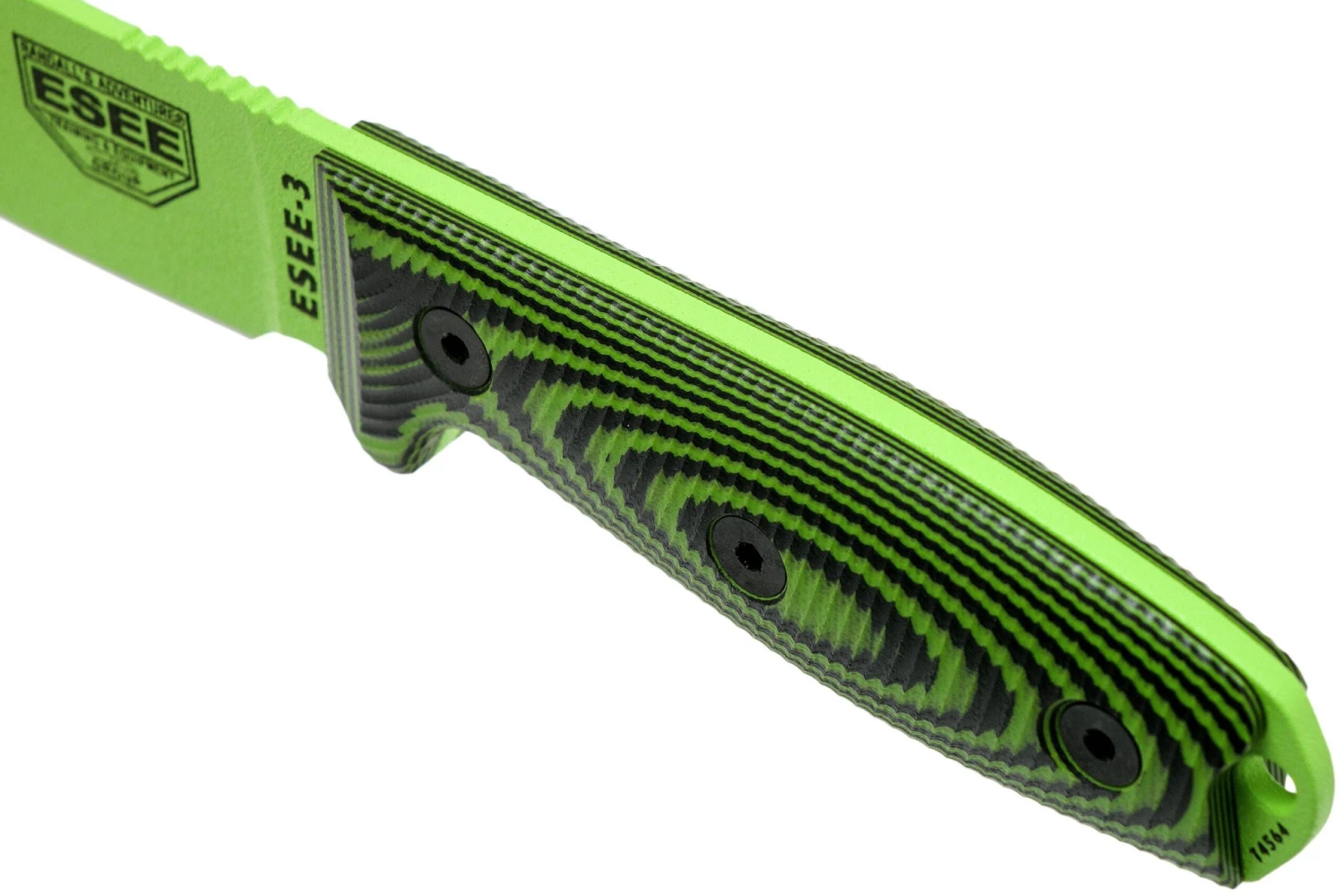 ESEE Model 3 Venom Green Blade 3D Neon Green-Black G10 Couteau De Survie 3PMVG-007 étui Noir + Clip De Poche 7 ESEE Model 3 Venom Green Blade 3D Neon Green-Black G10 Couteau De Survie 3PMVG-007 étui Noir + Clip De Poche – Image 5