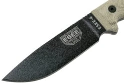 ESEE Model 4 Black Blade 3D Green Canvas Micarta Couteau De Survie 4PB-017 étui Noir + Clip De Poche -Esee Knives EE 4PB 017 03 esee knives