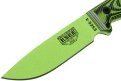 ESEE Model 4 Venom Green Blade 3D Neon Green-Black G10 Couteau De Survie 4PVG-007 étui Noir + Clip De Poche -Esee Knives EE 4PVG 007 03 esee knives
