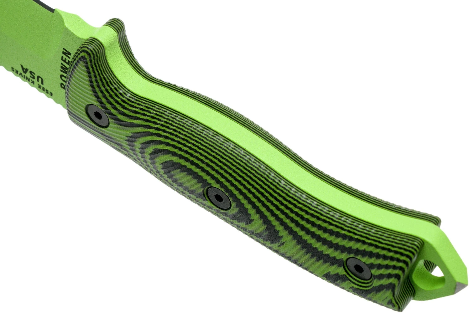ESEE Model 5 Venom Green Blade 3D Neon Green-Black G10 Couteau De Survie 5PVG-007 étui Kydex + Clip Plat 6 ESEE Model 5 Venom Green Blade 3D Neon Green-Black G10 Couteau De Survie 5PVG-007 étui Kydex + Clip Plat – Image 4