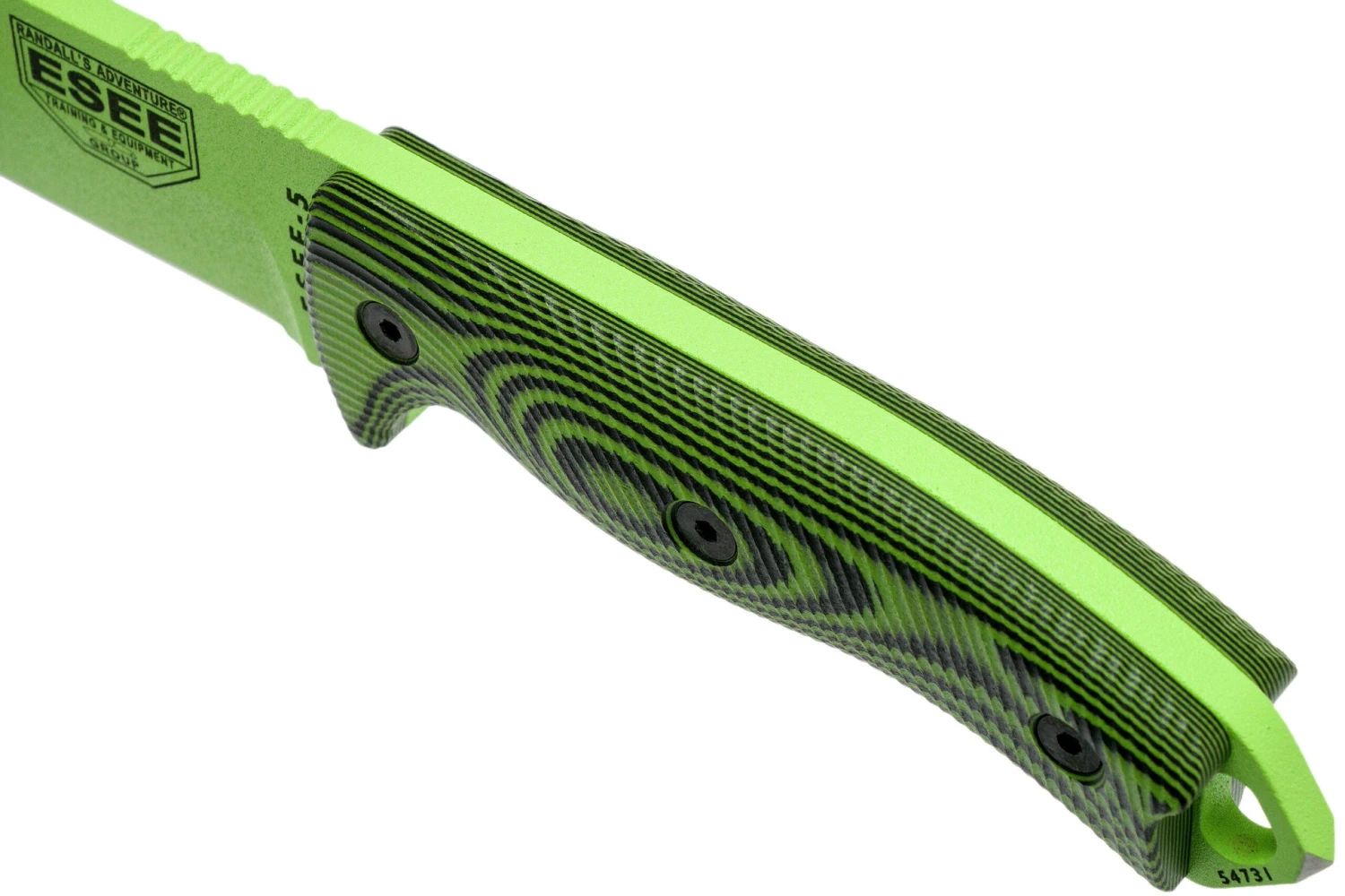 ESEE Model 5 Venom Green Blade 3D Neon Green-Black G10 Couteau De Survie 5PVG-007 étui Kydex + Clip Plat 7 ESEE Model 5 Venom Green Blade 3D Neon Green-Black G10 Couteau De Survie 5PVG-007 étui Kydex + Clip Plat – Image 5