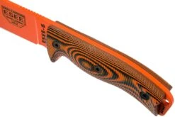 ESEE Model 6 Orange Blade 3D Neon Orange-Black G10 Couteau De Survie 6POR-006 étui Noir + Clip Plat -Esee Knives EE 6POR 006 05 esee knives