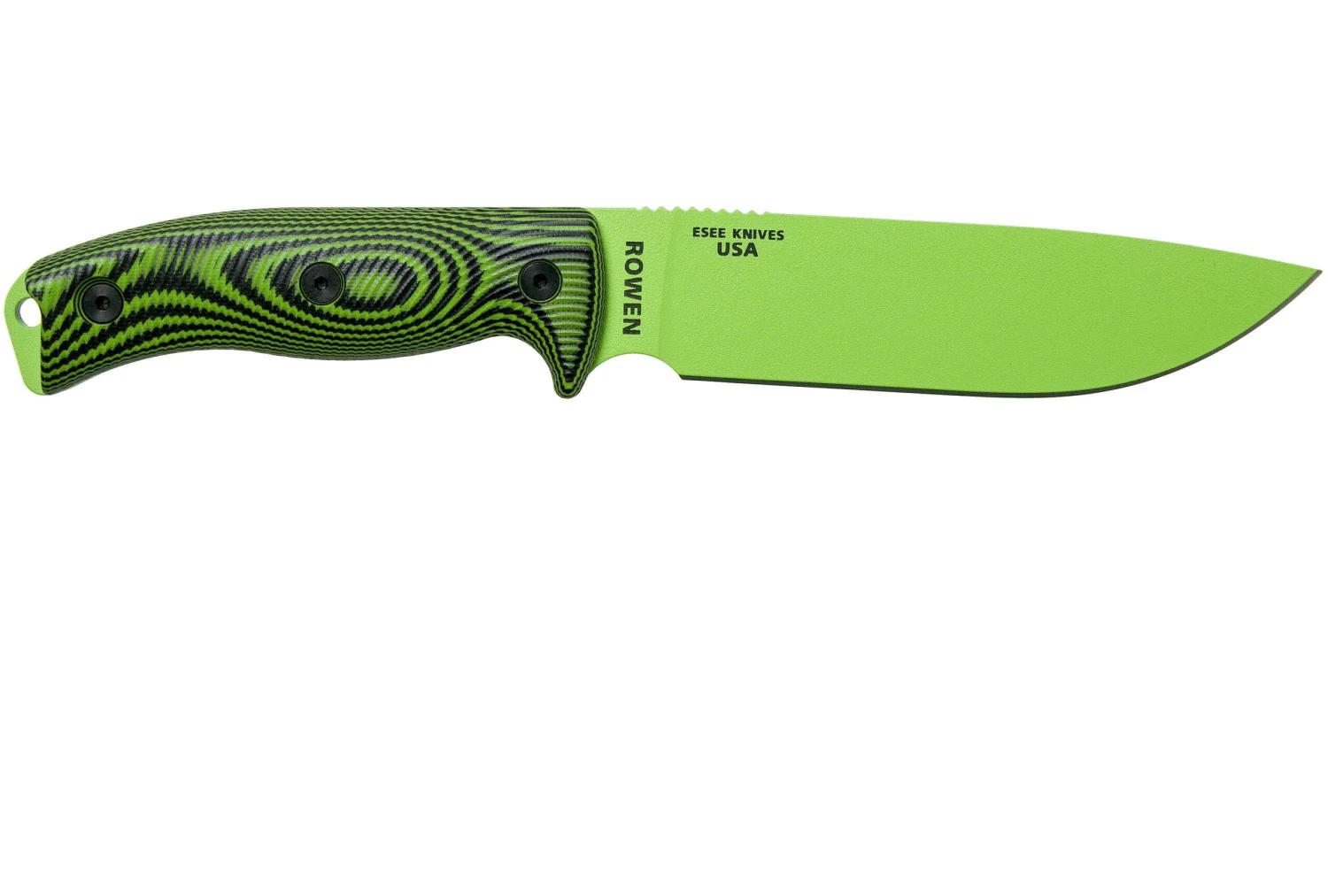 ESEE Model 6 Venom Green Blade 3D Neon Green-Black G10 Couteau De Survie 6PVG-007 étui Noir + Clip Plat 4 ESEE Model 6 Venom Green Blade 3D Neon Green-Black G10 Couteau De Survie 6PVG-007 étui Noir + Clip Plat – Image 2