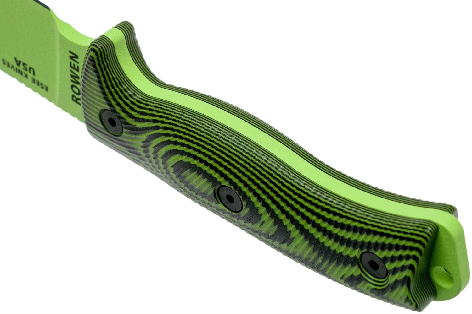 ESEE Model 6 Venom Green Blade 3D Neon Green-Black G10 Couteau De Survie 6PVG-007 étui Noir + Clip Plat 6 ESEE Model 6 Venom Green Blade 3D Neon Green-Black G10 Couteau De Survie 6PVG-007 étui Noir + Clip Plat – Image 4