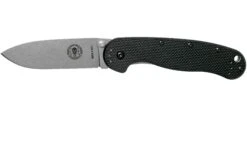 ESEE Avispa Couteau De Poche, Stonewashed D2 Blade, Black Handle BRK1302