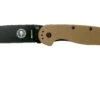 ESEE Avispa Couteau De Poche, Black D2 Blade, Coyote Brown Handle BRK1302CBB -Esee Knives EE AVISPA CB B D2 01 esee knives