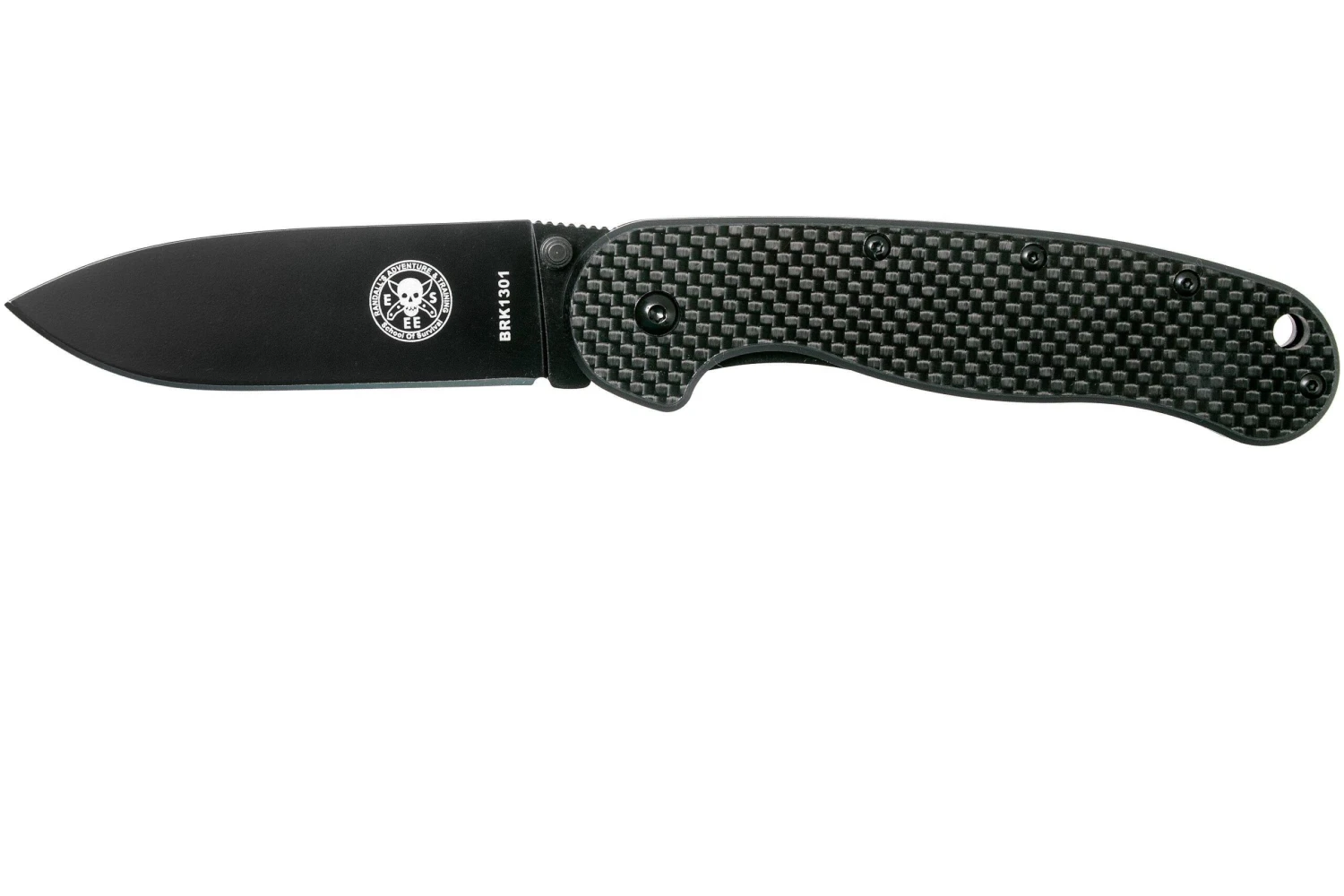 ESEE Avispa Couteau De Poche, Black D2 Blade, Carbonfiber Handle BRK1302CFB 3 ESEE Avispa Couteau De Poche, Black D2 Blade, Carbonfiber Handle BRK1302CFB