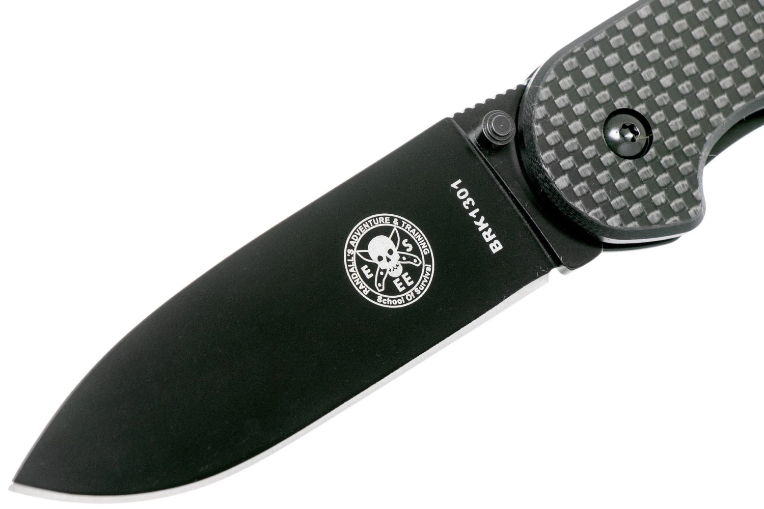 ESEE Avispa Couteau De Poche, Black D2 Blade, Carbonfiber Handle BRK1302CFB 5 ESEE Avispa Couteau De Poche, Black D2 Blade, Carbonfiber Handle BRK1302CFB – Image 3