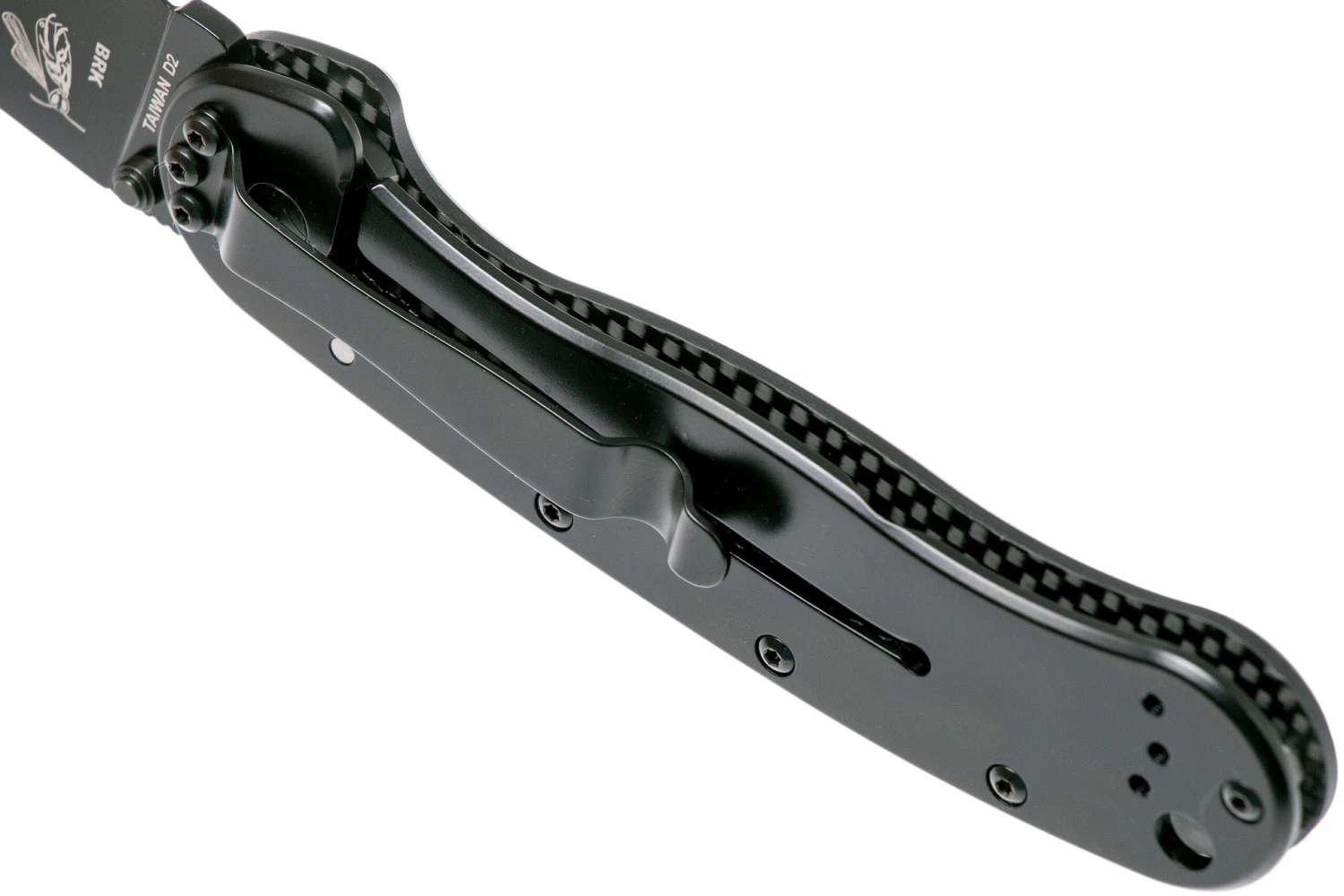 ESEE Avispa Couteau De Poche, Black D2 Blade, Carbonfiber Handle BRK1302CFB 7 ESEE Avispa Couteau De Poche, Black D2 Blade, Carbonfiber Handle BRK1302CFB – Image 5