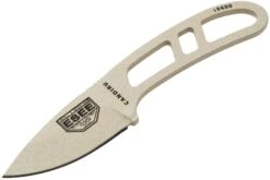 ESEE Candiru Desert Tan CAN-DT Couteau De Cou Avec étui Noir + Clip Ceinture 11 ESEE Candiru Desert Tan CAN-DT Couteau De Cou Avec étui Noir + Clip Ceinture -Esee Knives EE CAN DT 03 esee knives v201901