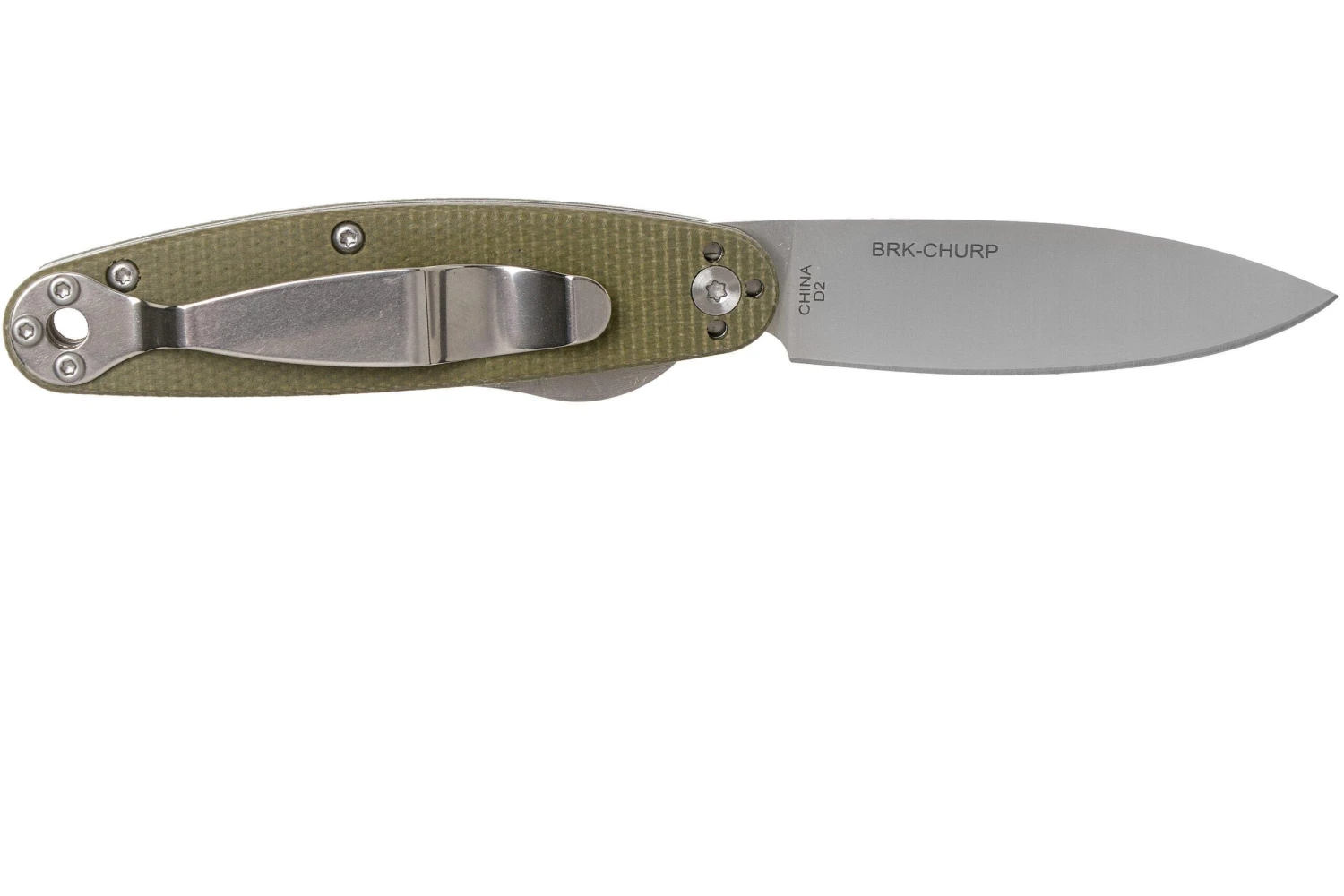 ESEE Churp EE-CH-01 D2, Green Micarta Couteau De Poche 4 ESEE Churp EE-CH-01 D2, Green Micarta Couteau De Poche – Image 2