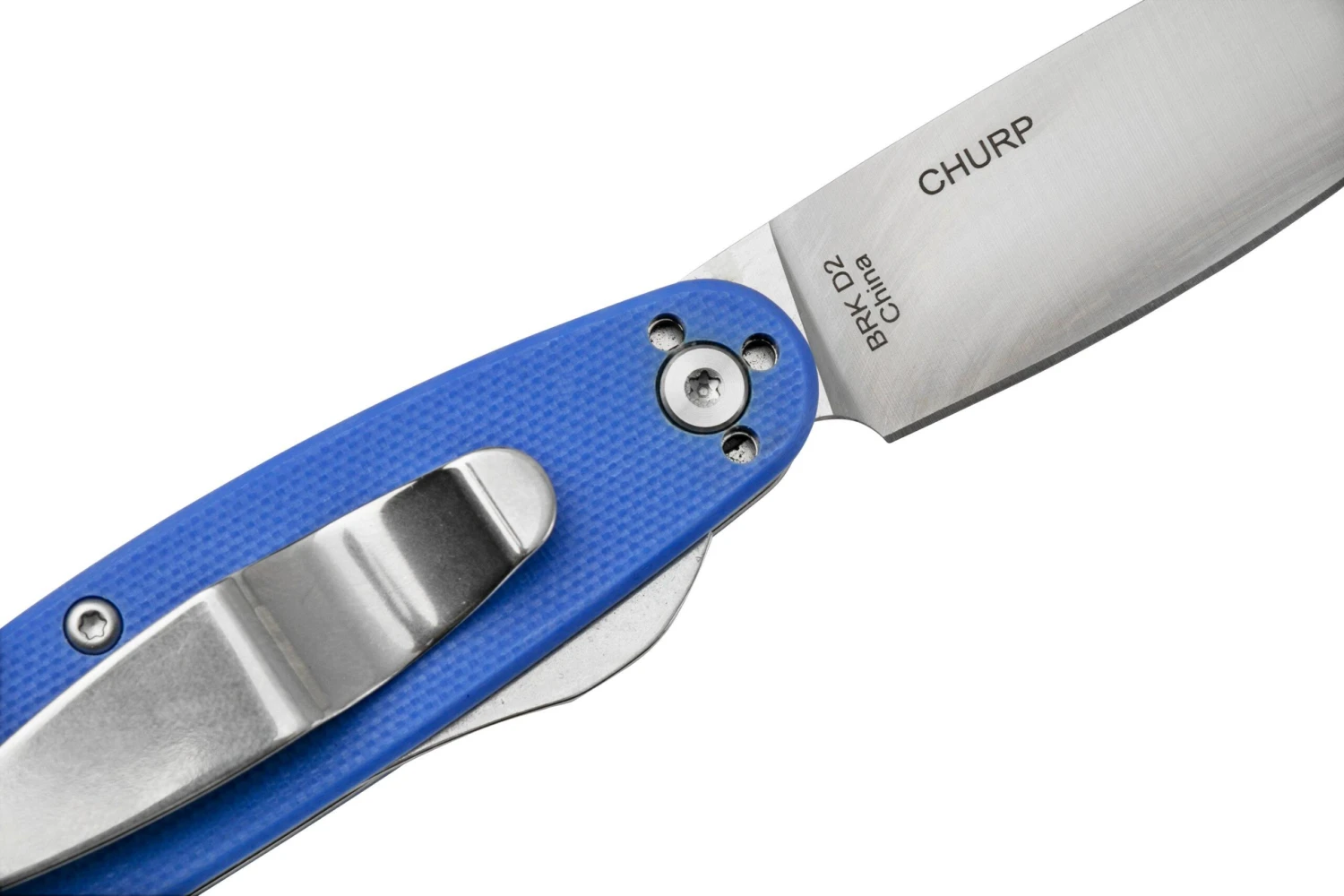 ESEE Churp EE-CH-06 D2, Blue Micarta Couteau De Poche 8 ESEE Churp EE-CH-06 D2, Blue Micarta Couteau De Poche – Image 6
