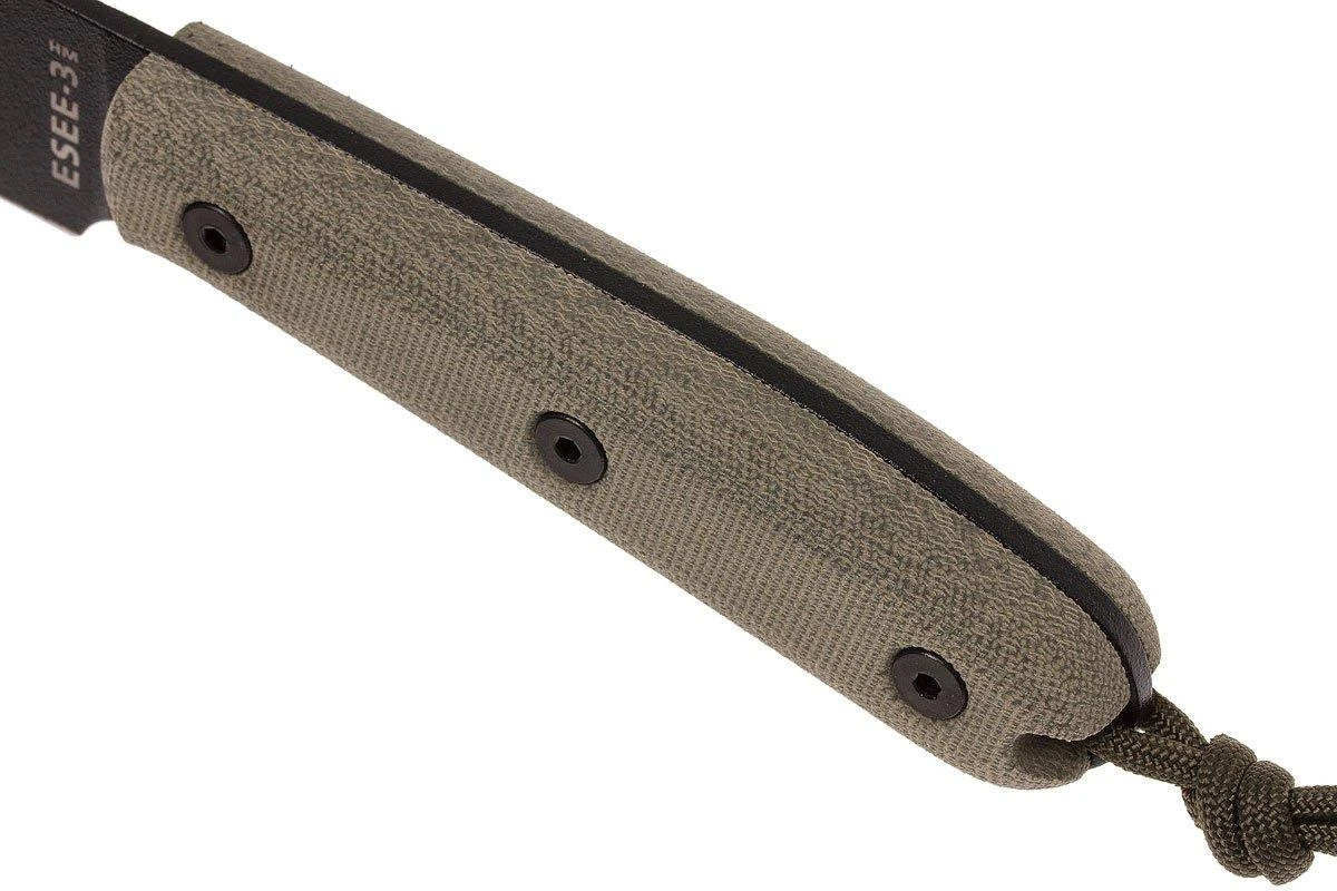 ESEE Model 3HM Couteau Bushcraft Modified Handle, étui En Cuir 7 ESEE Model 3HM Couteau Bushcraft Modified Handle, étui En Cuir – Image 5