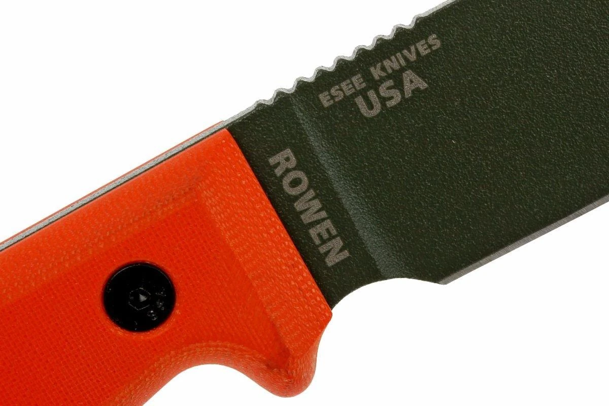 ESEE Model 3 OD Blade, Orange Handle 3P-KO-OD Couteau De Survie Sans étui 6 ESEE Model 3 OD Blade, Orange Handle 3P-KO-OD Couteau De Survie Sans étui – Image 4