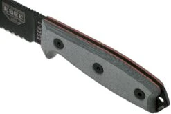 ESEE Model 3 Serrated, Grey Handle 3S Avec étui + Clip 14 ESEE Model 3 Serrated, Grey Handle 3S Avec étui + Clip -Esee Knives EE ESEE 3S 05 esee knives