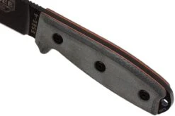 ESEE Model 4 Black Blade, Grey Handle 4P-MB Avec étui Coyote + Clip Et MOLLE-back -Esee Knives EE ESEE 4P MB 05 esee knives ee esee 4p mb 05