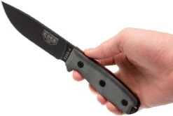 ESEE Model 4 Black Blade, Grey Handle 4P-MB Avec étui Coyote + Clip Et MOLLE-back -Esee Knives EE ESEE 4P MB 06 esee knives ee esee 4p mb 06