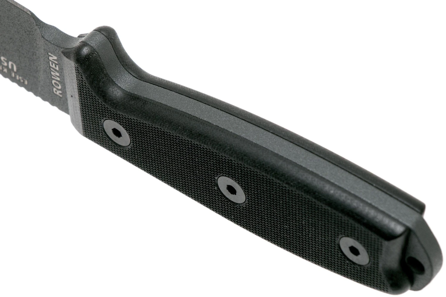 ESEE Model 4 Tactical Gunsmoke, Black Handle 4P-TG-B Avec étui + Clip 6 ESEE Model 4 Tactical Gunsmoke, Black Handle 4P-TG-B Avec étui + Clip – Image 4