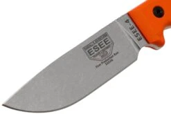 ESEE Model 4 Plain Edge S35VN, Orange G10 Handle 4P35V-OR Avec étui + Clip -Esee Knives EE ESEE 4P35V OR 03 esee knives