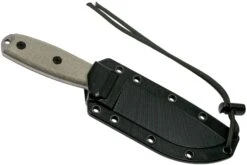 ESEE Model 4 Plain Edge S35VN, Canvas Micarta Handle 4P35V Avec étui + Clip -Esee Knives EE ESEE 4P35V 06 esee knives