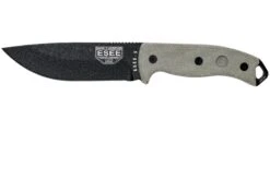Esee Knives 14 ESEE Model 5 Black Blade, Desert Tan Handle 5P-BK Avec étui Kydex + Clip Ceinture