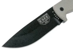 ESEE Model 5 Black Blade, Desert Tan Handle 5P-BK Avec étui Kydex + Clip Ceinture -Esee Knives EE ESEE 5P BK 03 esee knives v2018