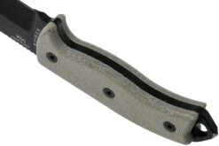 ESEE Model 5 Black Blade, Desert Tan Handle 5P-BK Avec étui Kydex + Clip Ceinture -Esee Knives EE ESEE 5P BK 04 esee knives v2018