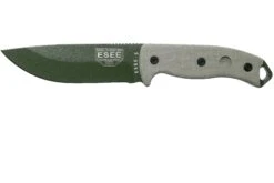 Esee Knives 12 ESEE Model 5 OD Blade, Desert Tan Handle 5P-KO-OD Couteau De Survie Sans étui