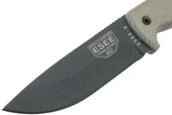 ESEE Model 5 Tactical Gunsmoke, Desert Tan Handle 5P-TG Avec étui Kydex + Clip Ceinture -Esee Knives EE ESEE 5P TG 03 esee knives