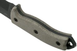 ESEE Model 5 Tactical Gunsmoke, Desert Tan Handle 5P-TG Avec étui Kydex + Clip Ceinture -Esee Knives EE ESEE 5P TG 04 esee knives