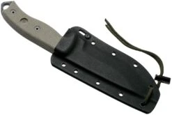 ESEE Model 5 Tactical Gunsmoke, Desert Tan Handle 5P-TG Avec étui Kydex + Clip Ceinture -Esee Knives EE ESEE 5P TG 08 esee knives