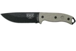 ESEE Model 5 Black Blade, Desert Tan Handle 5P-KO Couteau De Survie Sans étui