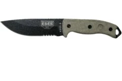 ESEE Model 5 Serrated Black Blade 5S Couteau De Survie Avec étui Kydex + Clip Ceinture
