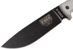 ESEE Model 6 Black Blade, Grey Handle 6P-B Avec étui Noir + Clip Ceinture -Esee Knives EE ESEE 6P B 03 esee knives ee esee 6p b 03