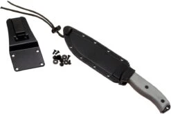 ESEE Model 6 Black Blade, Grey Handle 6P-B Avec étui Noir + Clip Ceinture -Esee Knives EE ESEE 6P B 07 esee knives ee esee 6p b 07