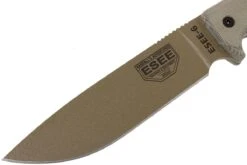 ESEE Model 6 Desert Tan Blade 6P-DE Couteau De Survie Avec étui Zytel + Clip Ceinture -Esee Knives EE ESEE 6P DE 03 esee knives ee esee 6p de 03