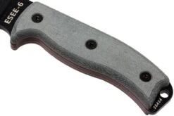 ESEE Model 6 Serrated 6S Couteau De Survie Avec étui Noir + Clip Ceinture -Esee Knives EE ESEE 6S B 04 esee knives ee esee 6s b 04