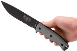 ESEE Model 6 Serrated 6S Couteau De Survie Avec étui Noir + Clip Ceinture -Esee Knives EE ESEE 6S B 06 esee knives ee esee 6s b 06