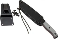 ESEE Model 6 Serrated 6S Couteau De Survie Avec étui Noir + Clip Ceinture -Esee Knives EE ESEE 6S B 07 esee knives ee esee 6s b 07