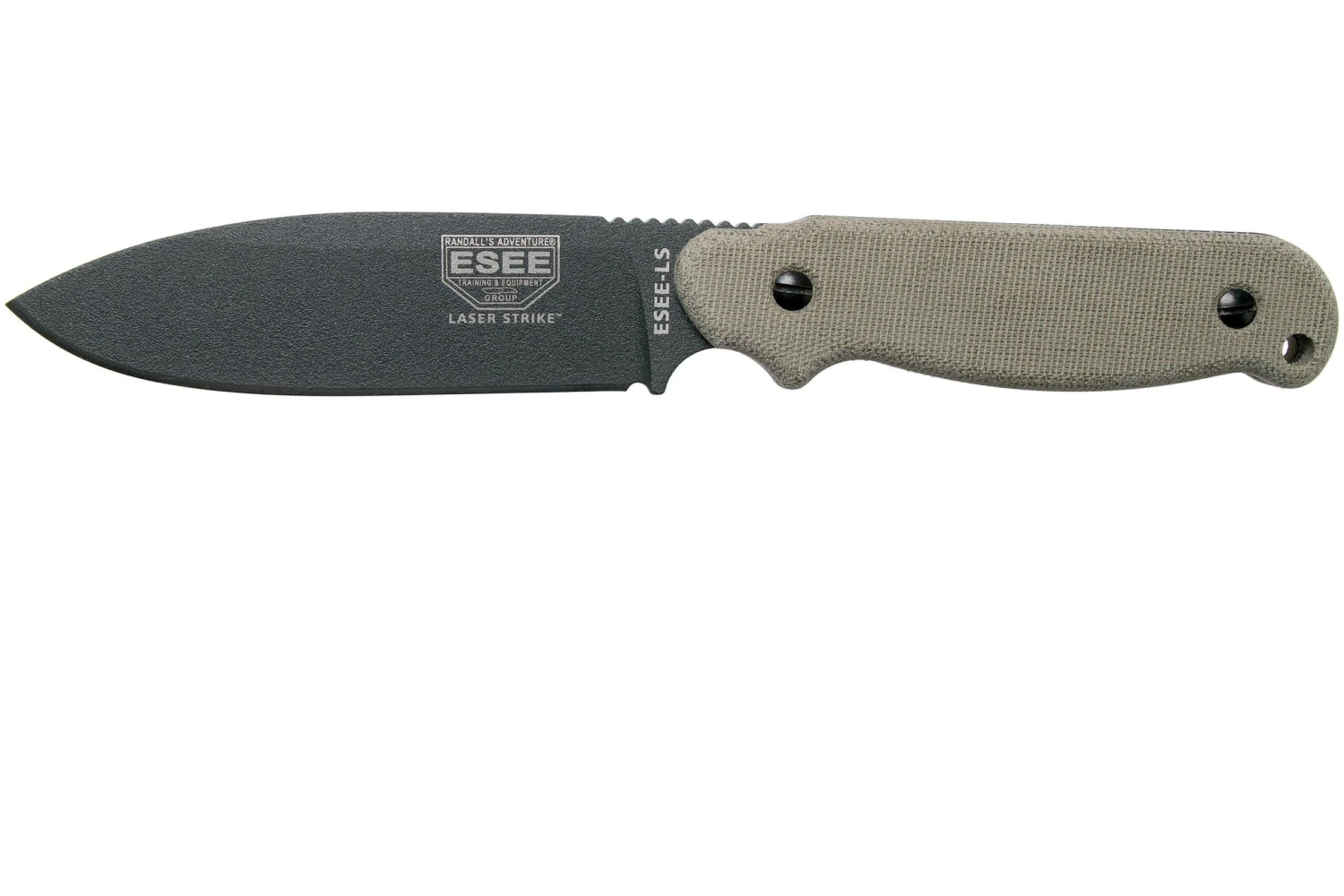 ESEE Laser Strike Tactical Gunsmoke LS-PTG Couteau De Survie Avec étui Kydex + Clip Ceinture 3 ESEE Laser Strike Tactical Gunsmoke LS-PTG Couteau De Survie Avec étui Kydex + Clip Ceinture