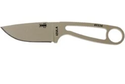 Esee Knives 6 ESEE Izula Desert Tan IZULA-DT Couteau De Cou Avec étui Et Noir + Clip Ceinture