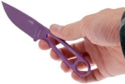 ESEE Izula Purple IZULA-PURP Couteau De Cou Avec étui Blanc + Clip Ceinture -Esee Knives EE IZULA PURP 03 esee knives ee izula purp 03