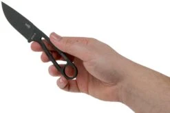 ESEE Izula Tactical Gunsmoke IZULA-TG-B Couteau De Cou Avec étui Noir, Plaquettes De Manche Et Clip Ceinture 10 ESEE Izula Tactical Gunsmoke IZULA-TG-B Couteau De Cou Avec étui Noir, Plaquettes De Manche Et Clip Ceinture -Esee Knives EE IZULA TG 03 esee knives