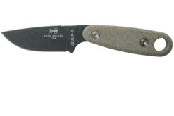 ESEE Izula II Tactical Gunsmoke IZULA-II-TG Couteau De Cou Avec étui Noir + Clip Ceinture