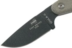 ESEE Izula II Tactical Gunsmoke IZULA-II-TG Couteau De Cou Avec étui Noir + Clip Ceinture -Esee Knives EE IZULA2 TG 03 esee knives