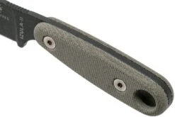 ESEE Izula II Tactical Gunsmoke IZULA-II-TG Couteau De Cou Avec étui Noir + Clip Ceinture -Esee Knives EE IZULA2 TG 05 esee knives