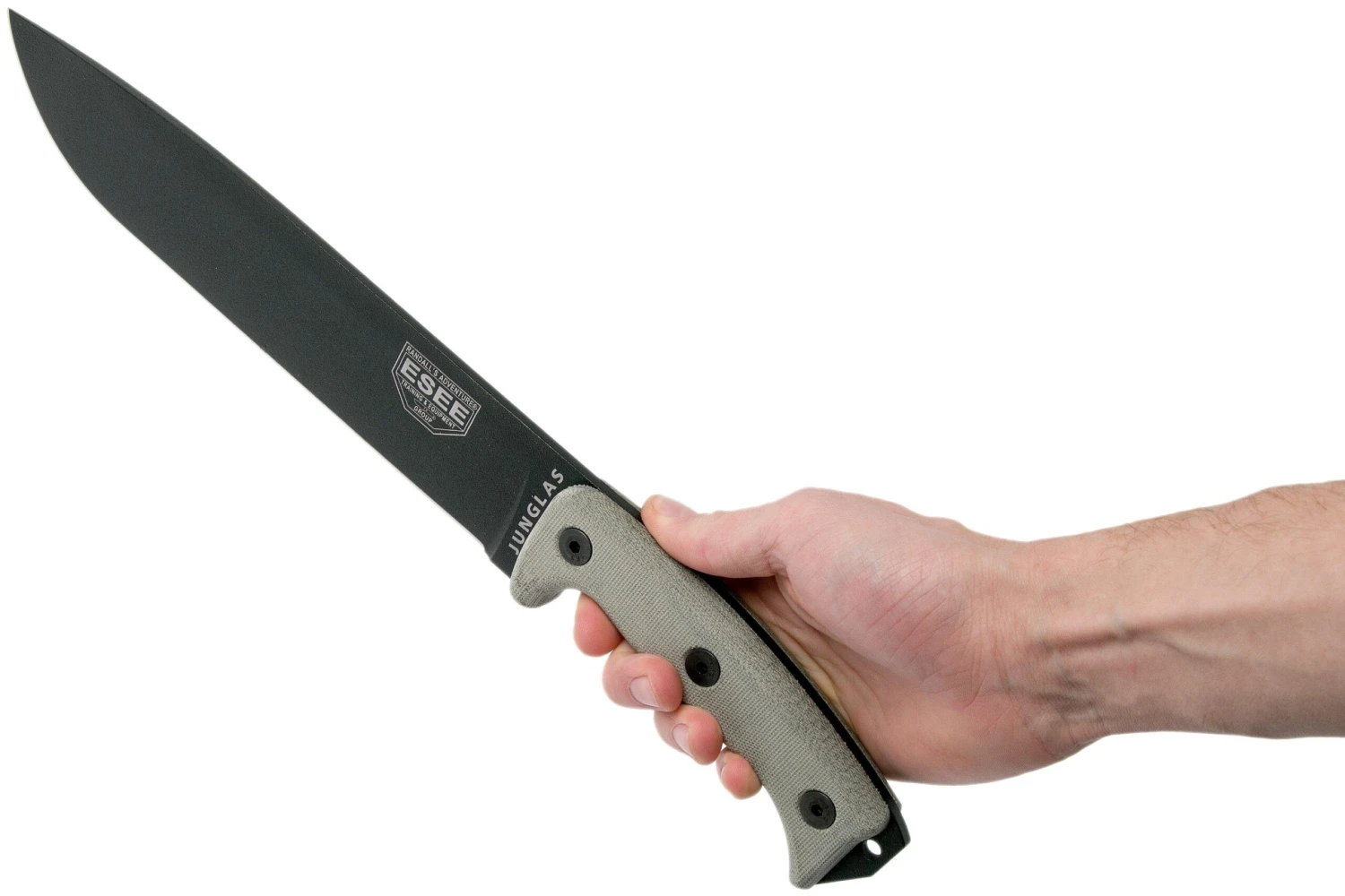 ESEE Junglas Black, JUNGLAS-KO Couteau De Survie Sans étui 8 ESEE Junglas Black, JUNGLAS-KO Couteau De Survie Sans étui – Image 6