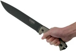 ESEE Junglas Tactical Gunsmoke Couteau De Survie Avec étui Kydex + MOLLE Back -Esee Knives EE JUNGLAS TG 06 esee knives